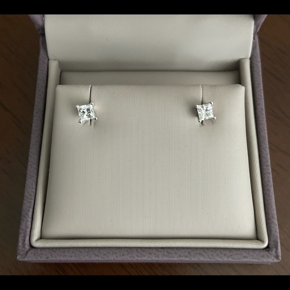 Princess Diamond Studs